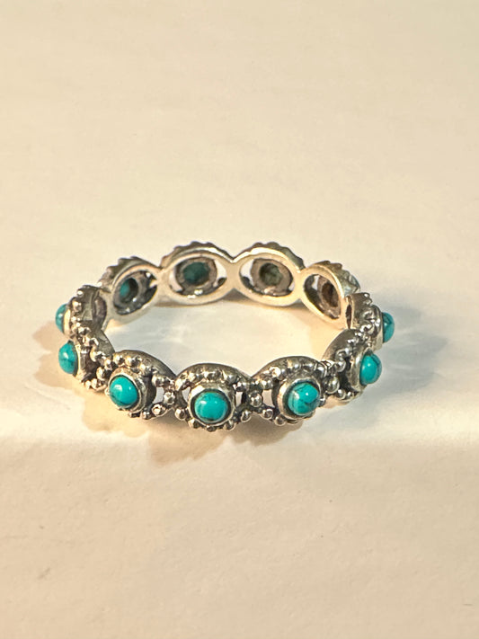 Turquoise Blossom Ring