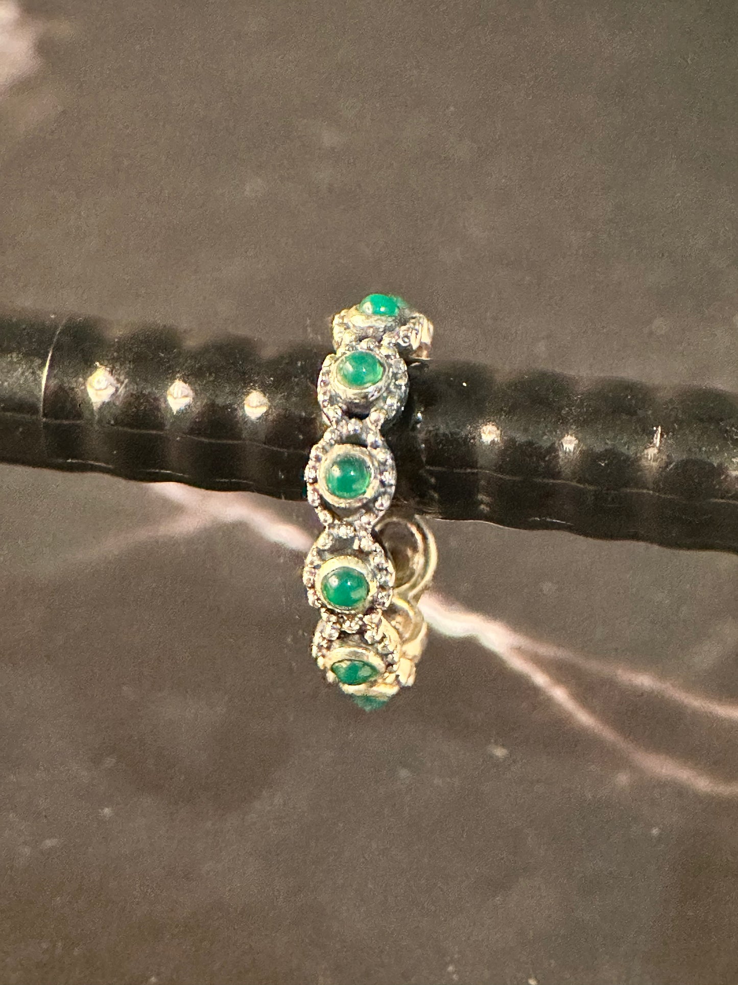 Emerald Blossom Ring