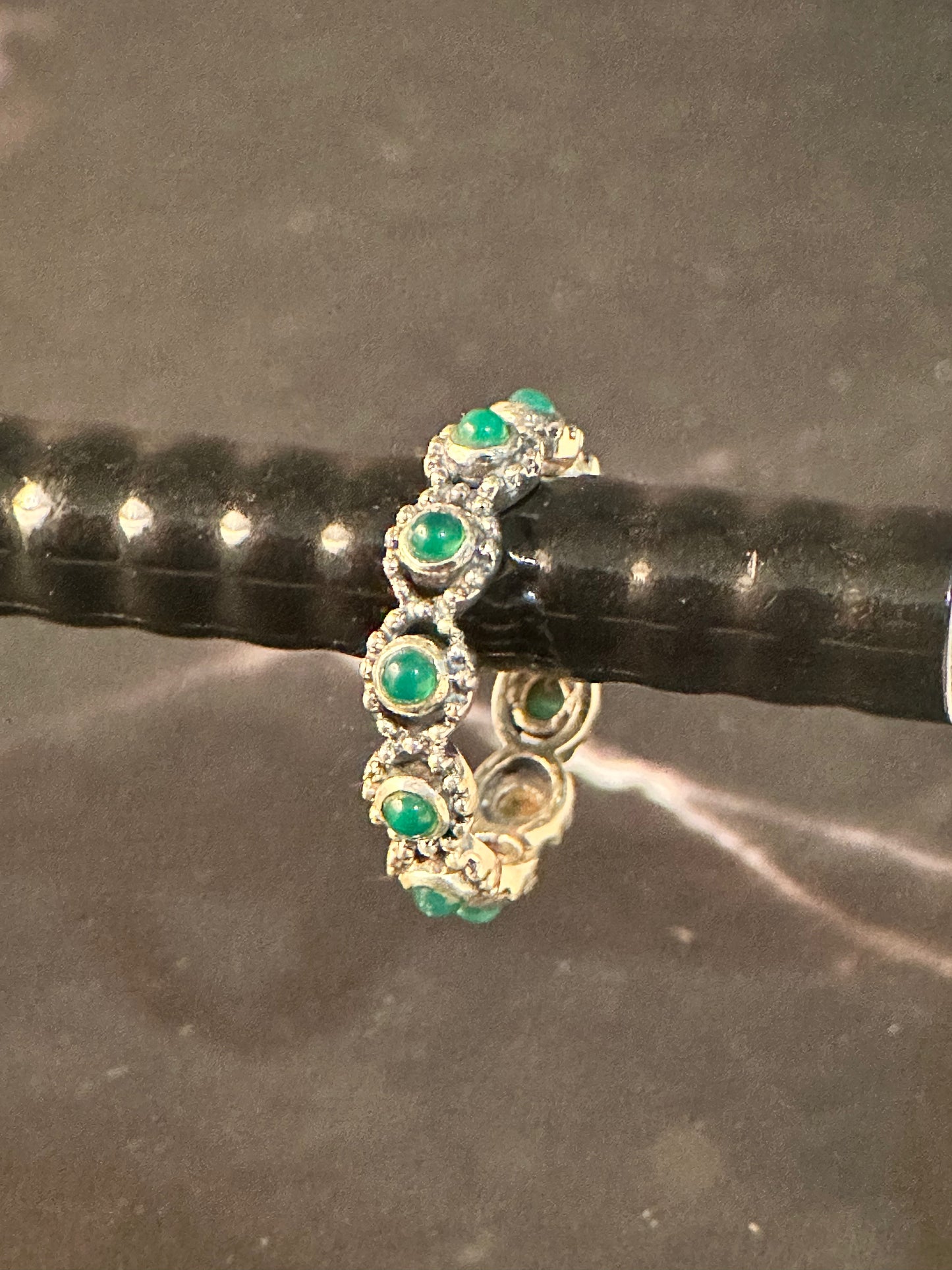 Emerald Blossom Ring
