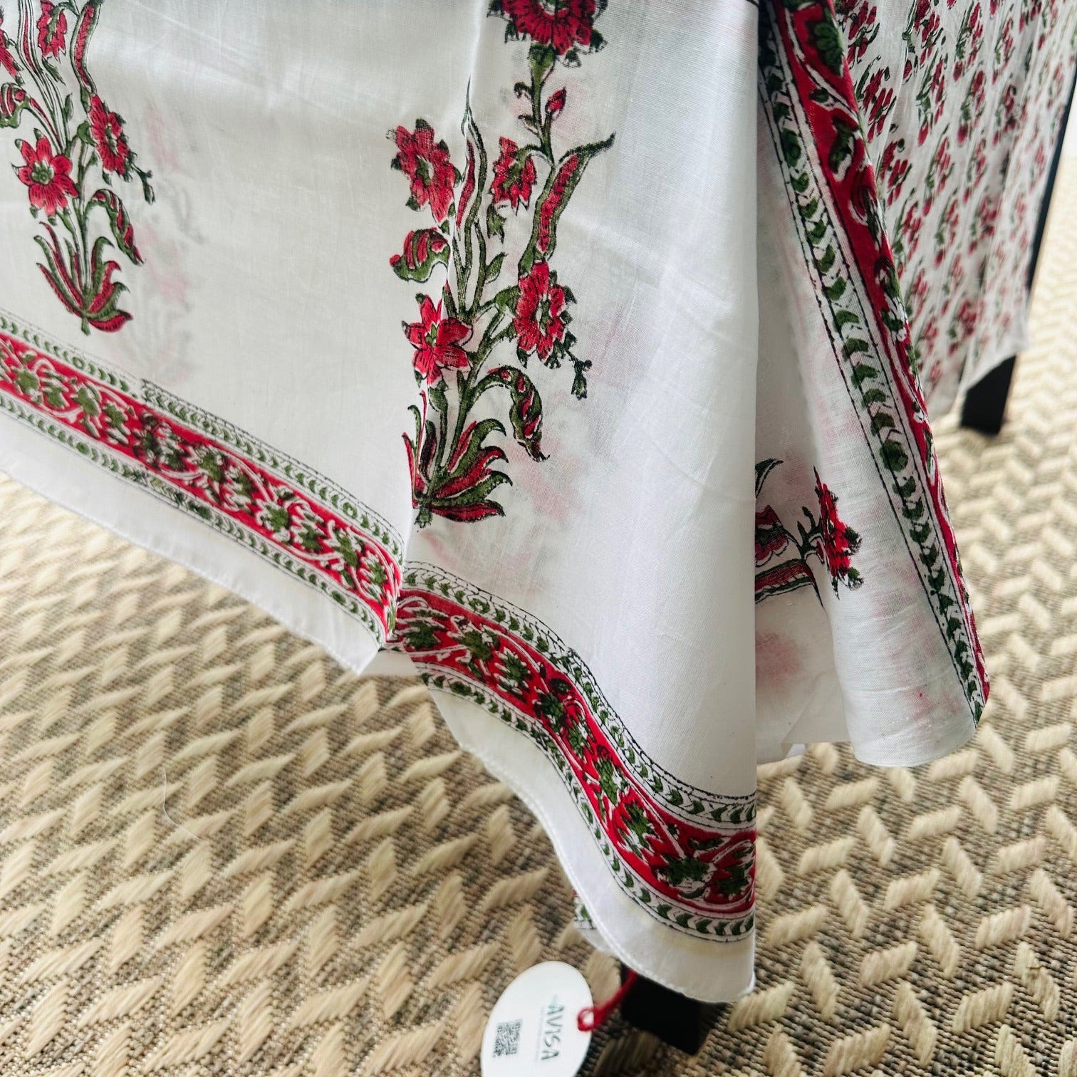 Dark Red Tulip Sarong