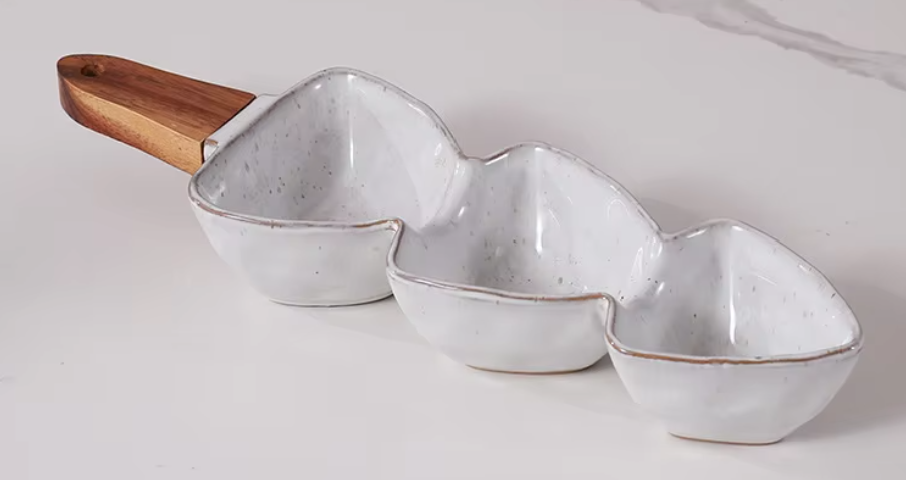 Trio Porcelain Serving Platters