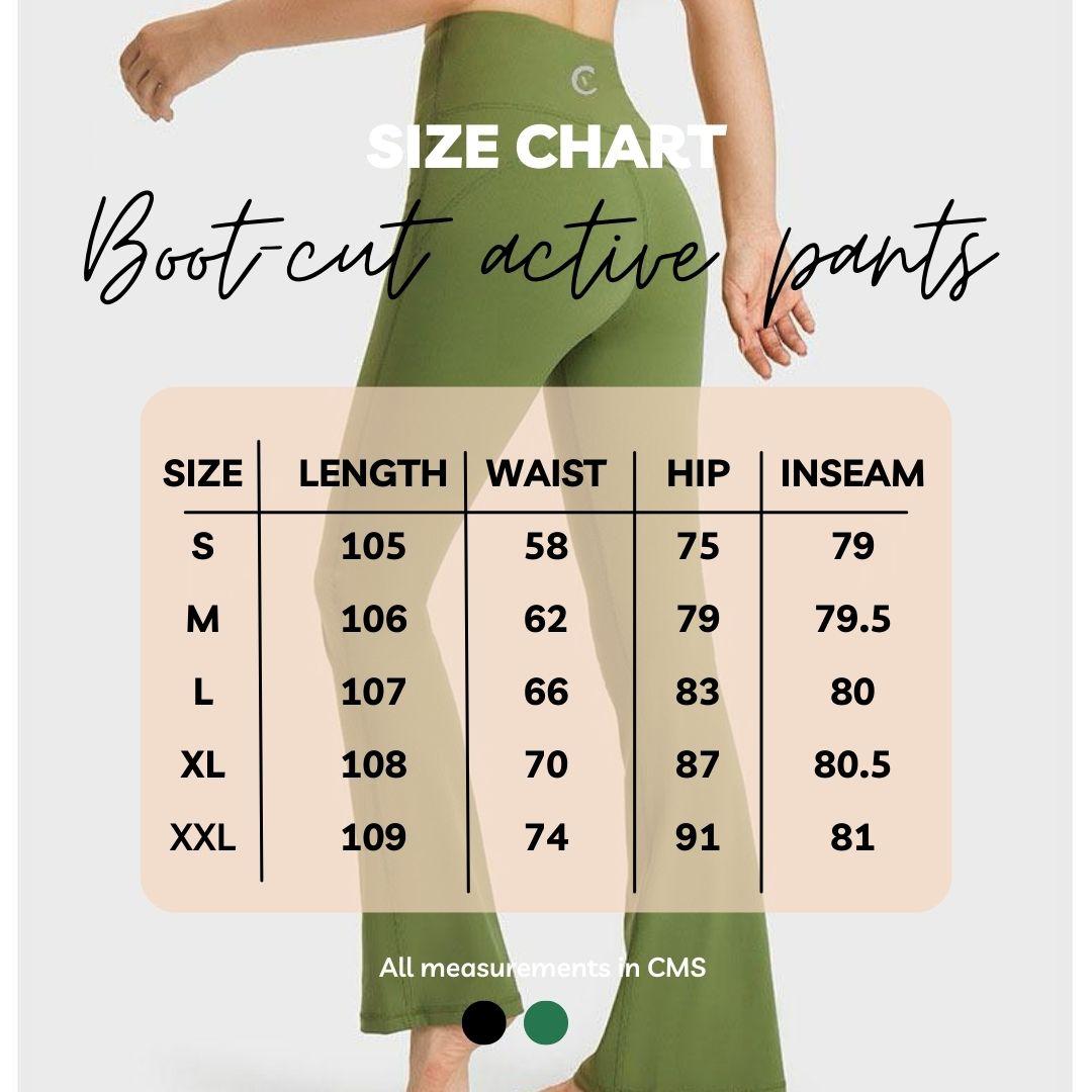 High-waist Bootcut Pants