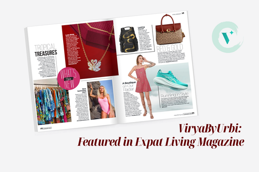 ViryaByUrbi: Featured in Expat Living Magazine, February Issue / Page 107