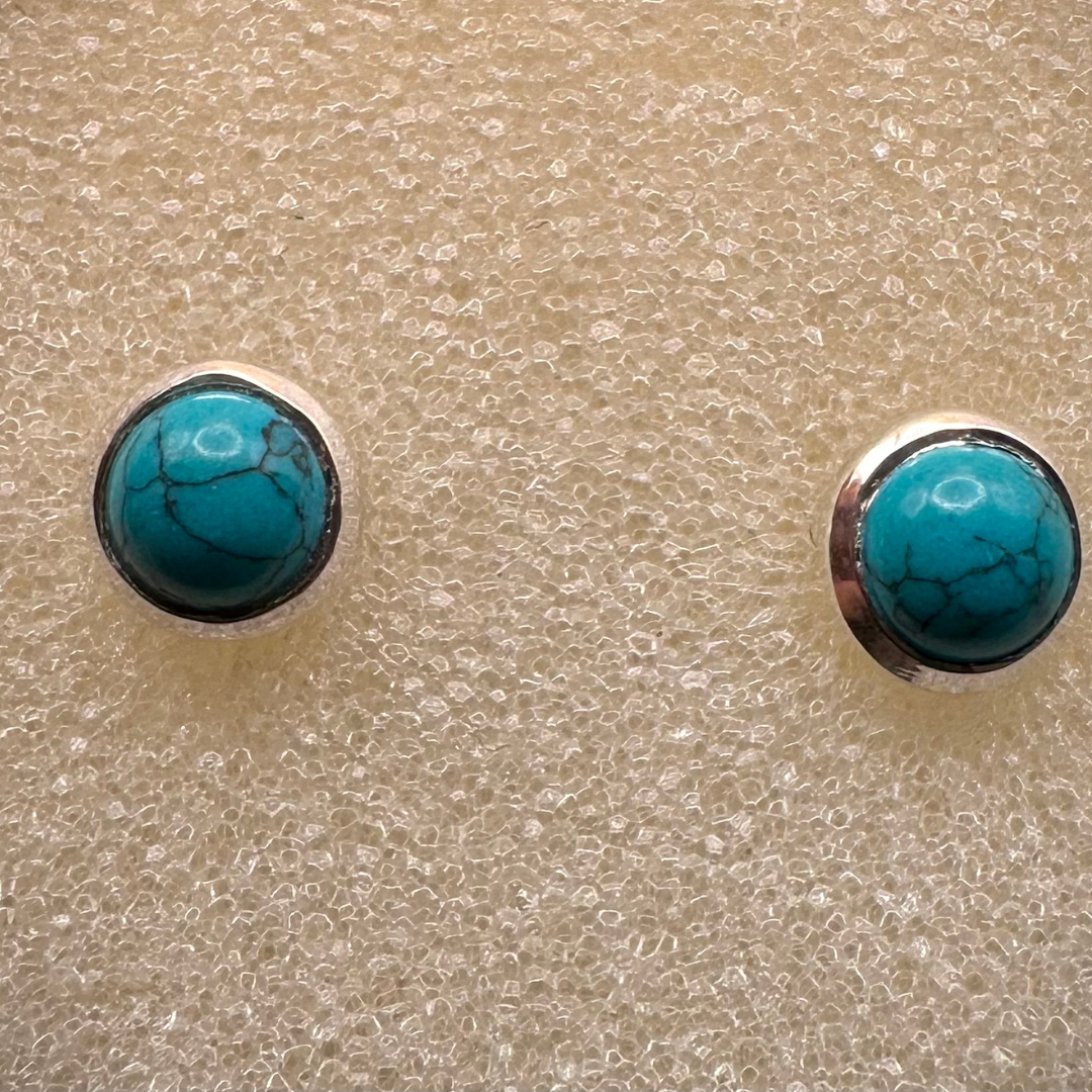 Ear Studs - Turquoise Stone