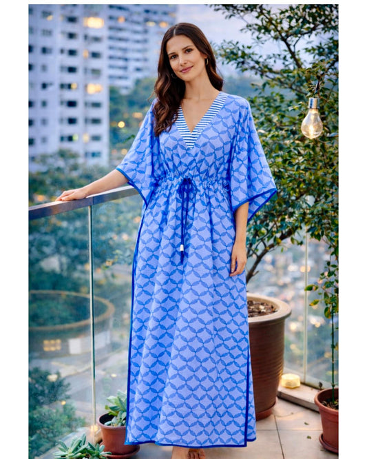 Indigo drift Kaftan