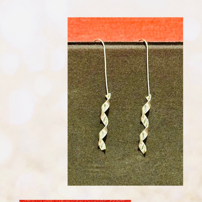 Twisted Ribbon Earrings