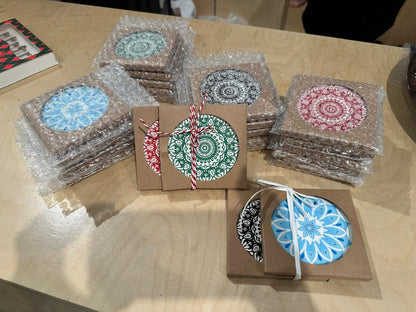 Merry Glaze Coaster Set