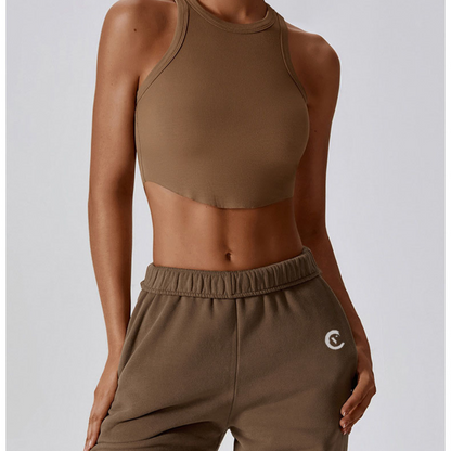 Cotton Crop-Top and Pants