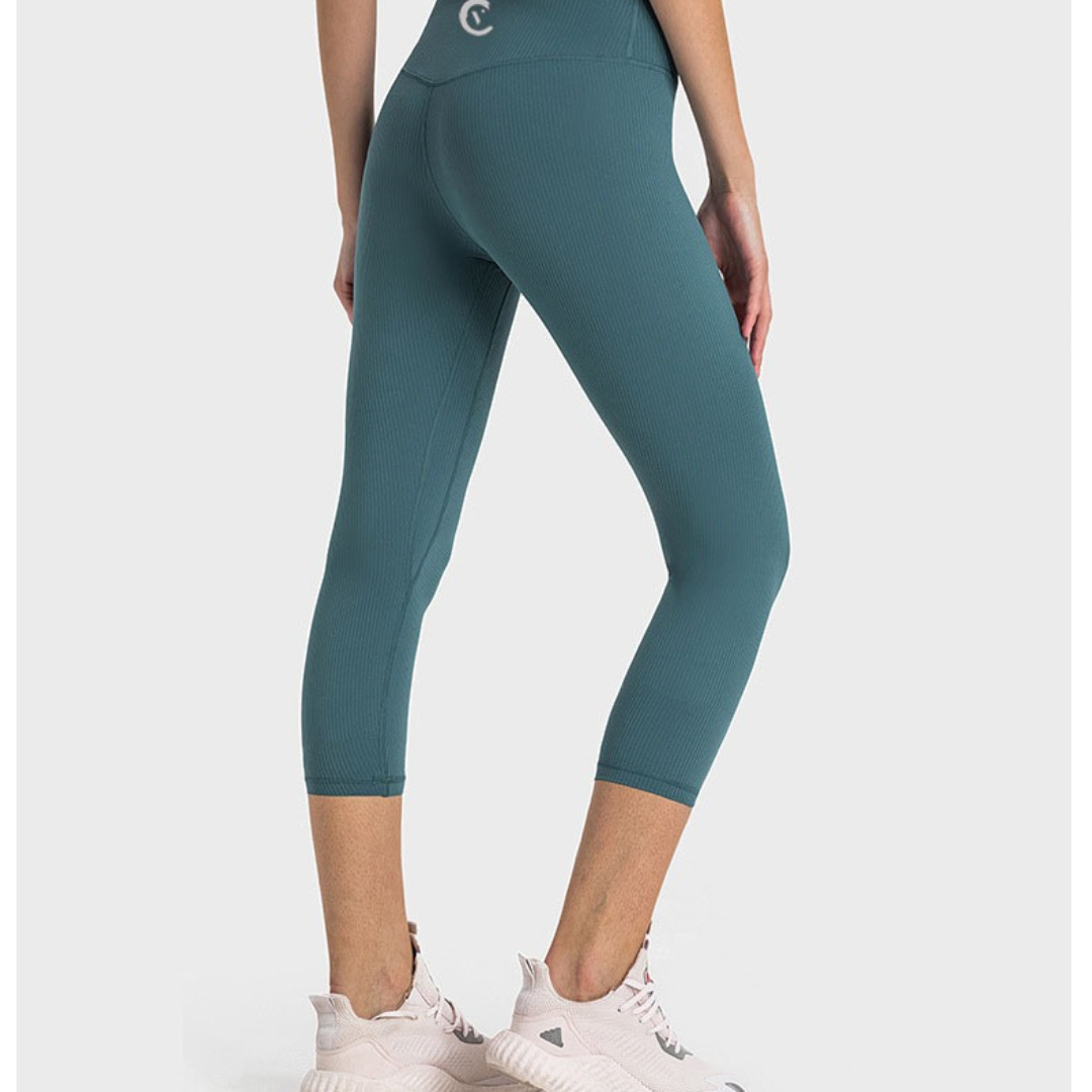 Aquagreen Corduroy Capri Leggings