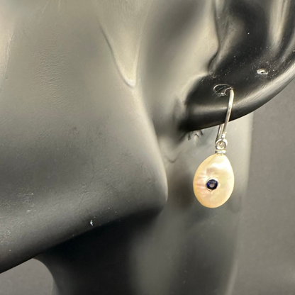 Hook Style Pearl Drop Earrings