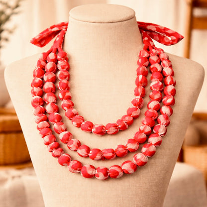 Hand Made Fabric Neck-pieces