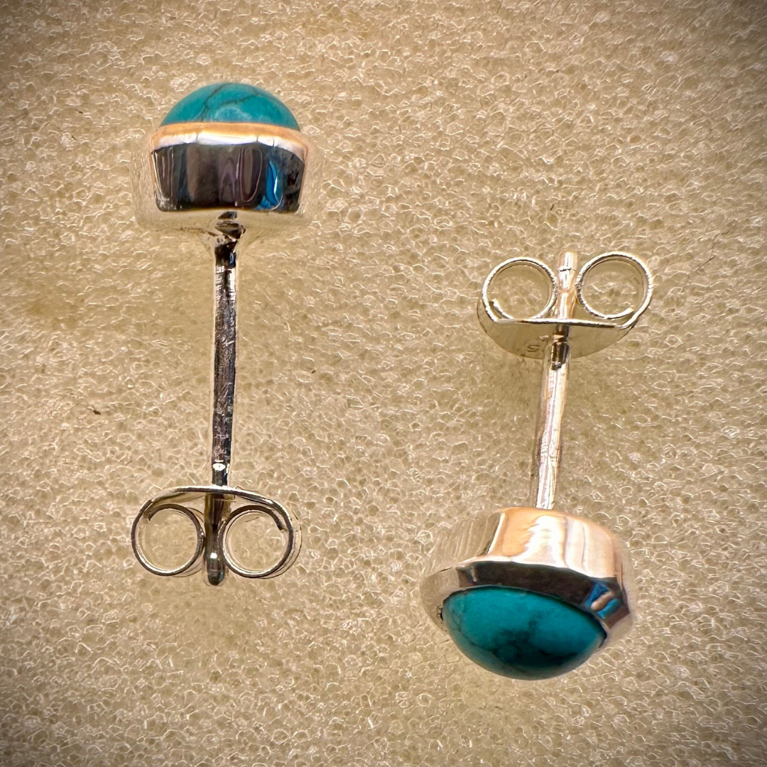 Ear Studs - Turquoise Stone