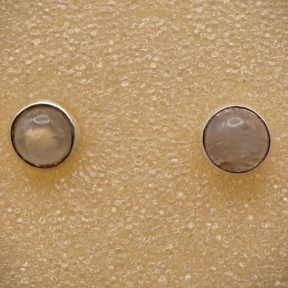 Ear Studs - Moon Stone