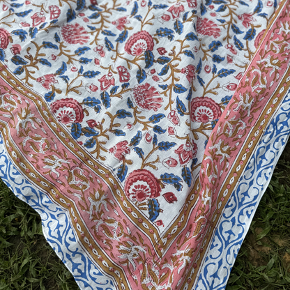 100% Cotton Peachy Blue Sarong