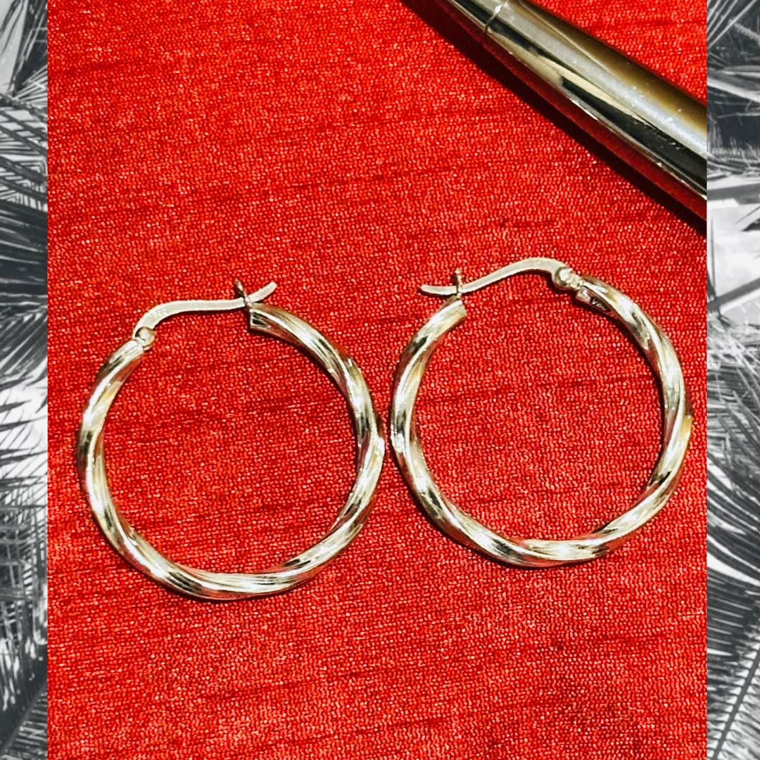 Designed Eternity Hoops