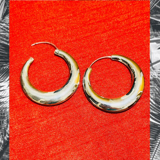 Heavy Hoop Earrings