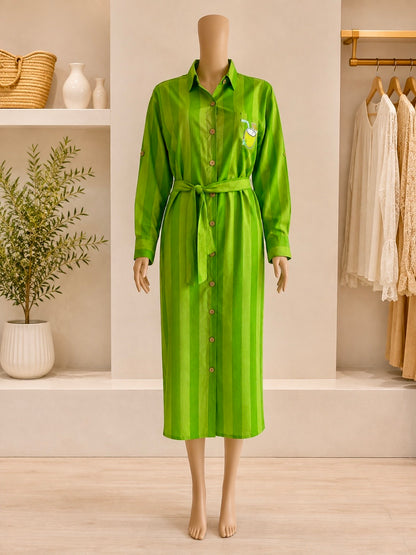 The Happy Hour Shirt Dress
