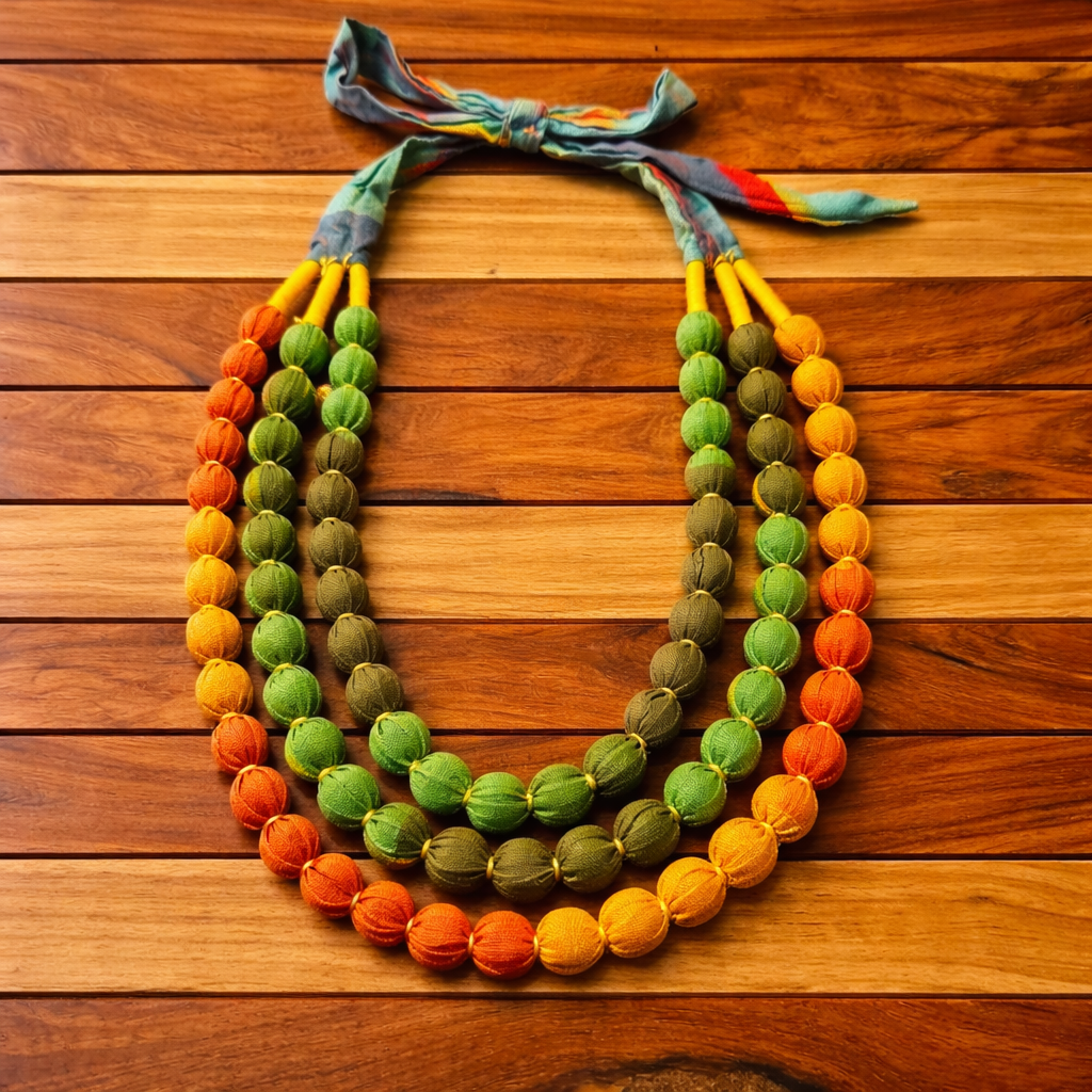 Hand Made Fabric Neck-pieces