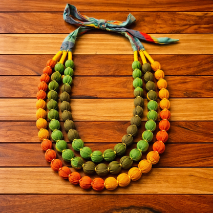 Hand Made Fabric Neck-pieces