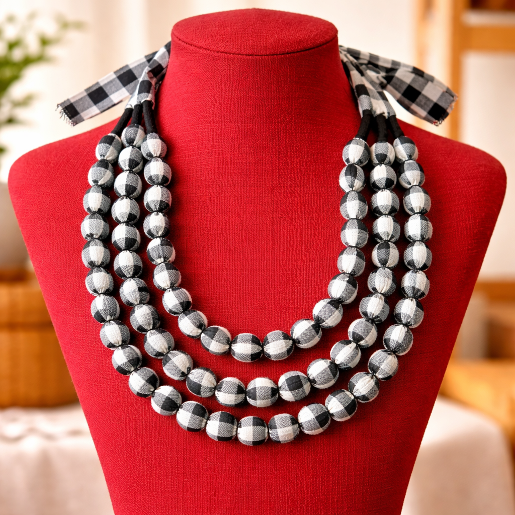 Hand Made Fabric Neck-pieces