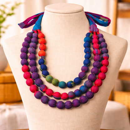 Hand Made Fabric Neck-pieces