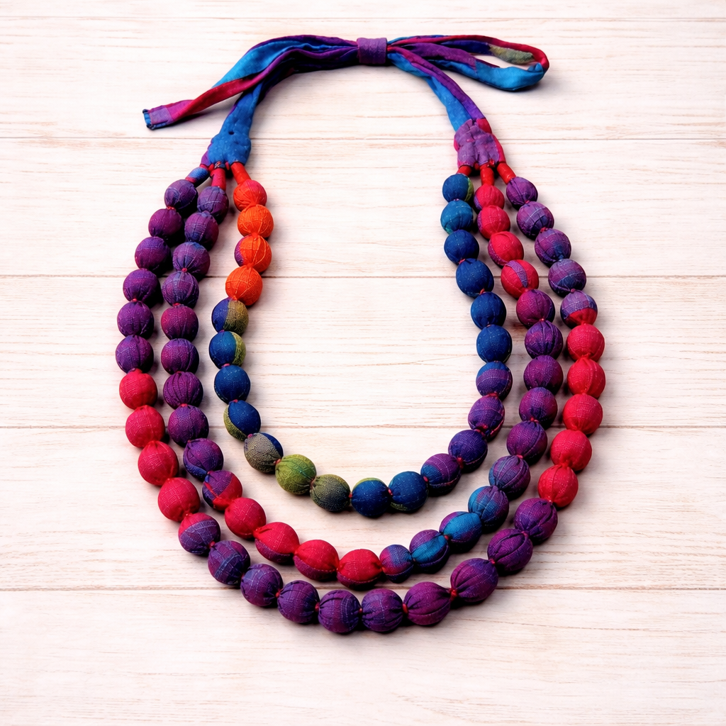 Hand Made Fabric Neck-pieces