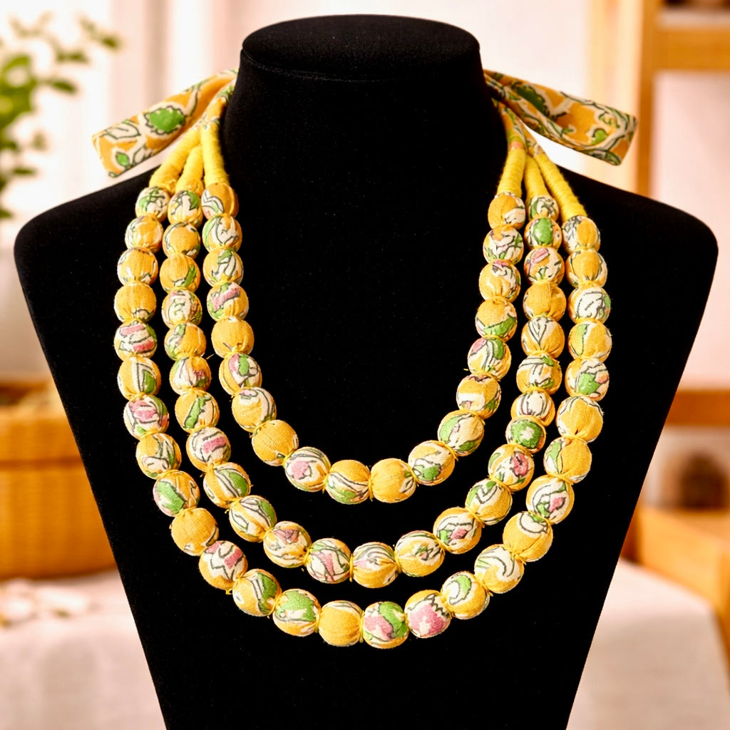 Hand Made Fabric Neck-pieces