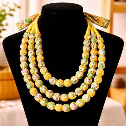 Hand Made Fabric Neck-pieces
