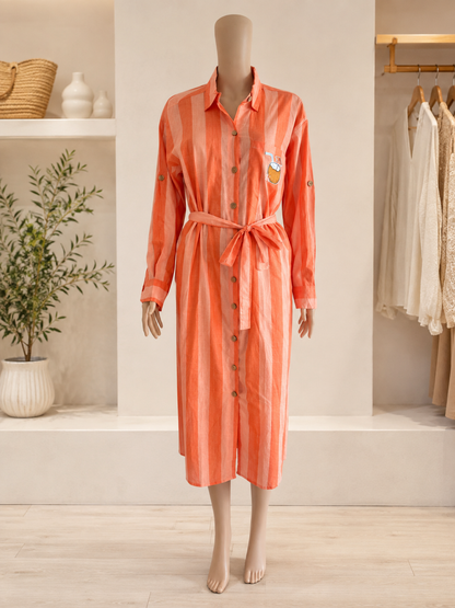 The Happy Hour Shirt Dress