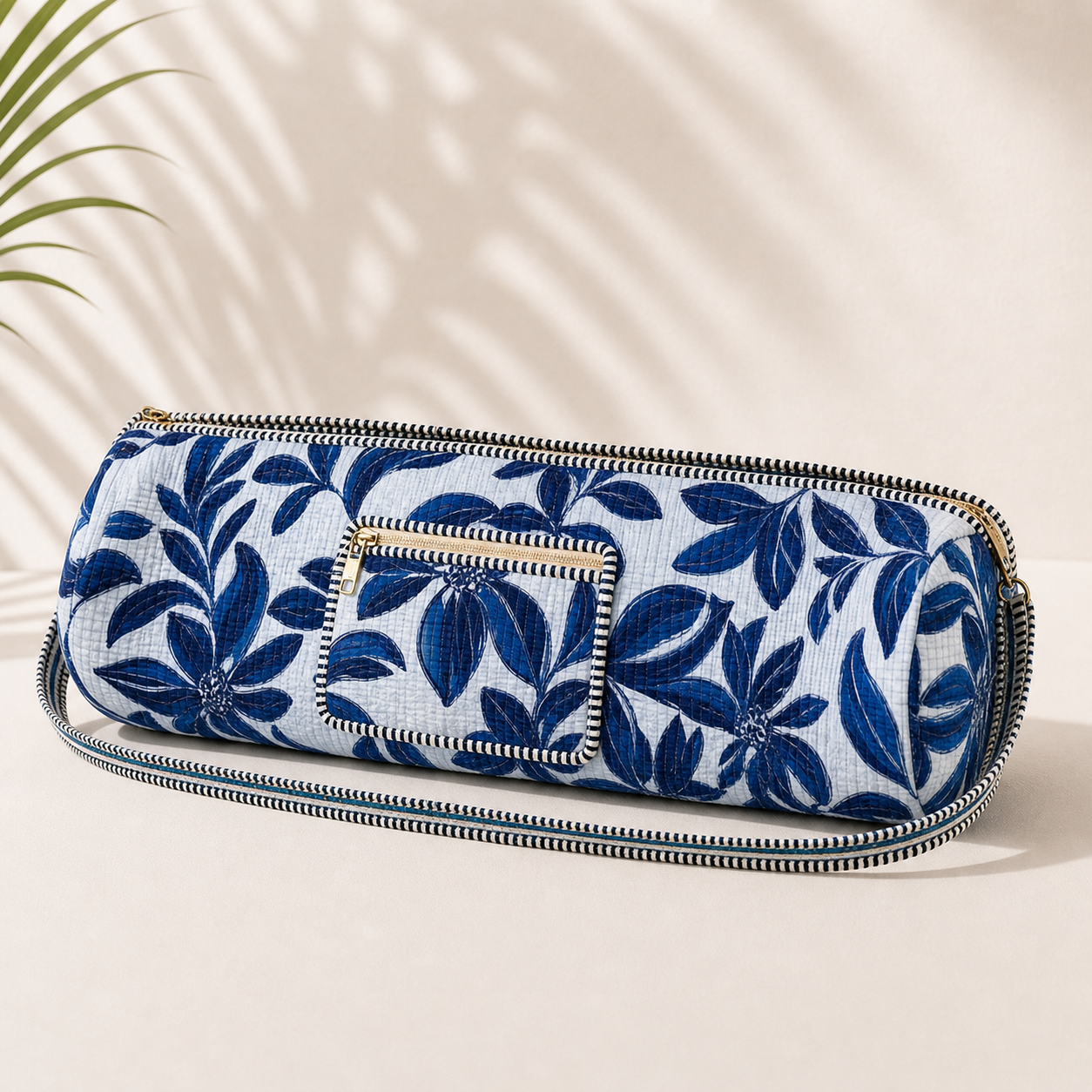 Quilted Cotton Yoga Mat Carry Bag