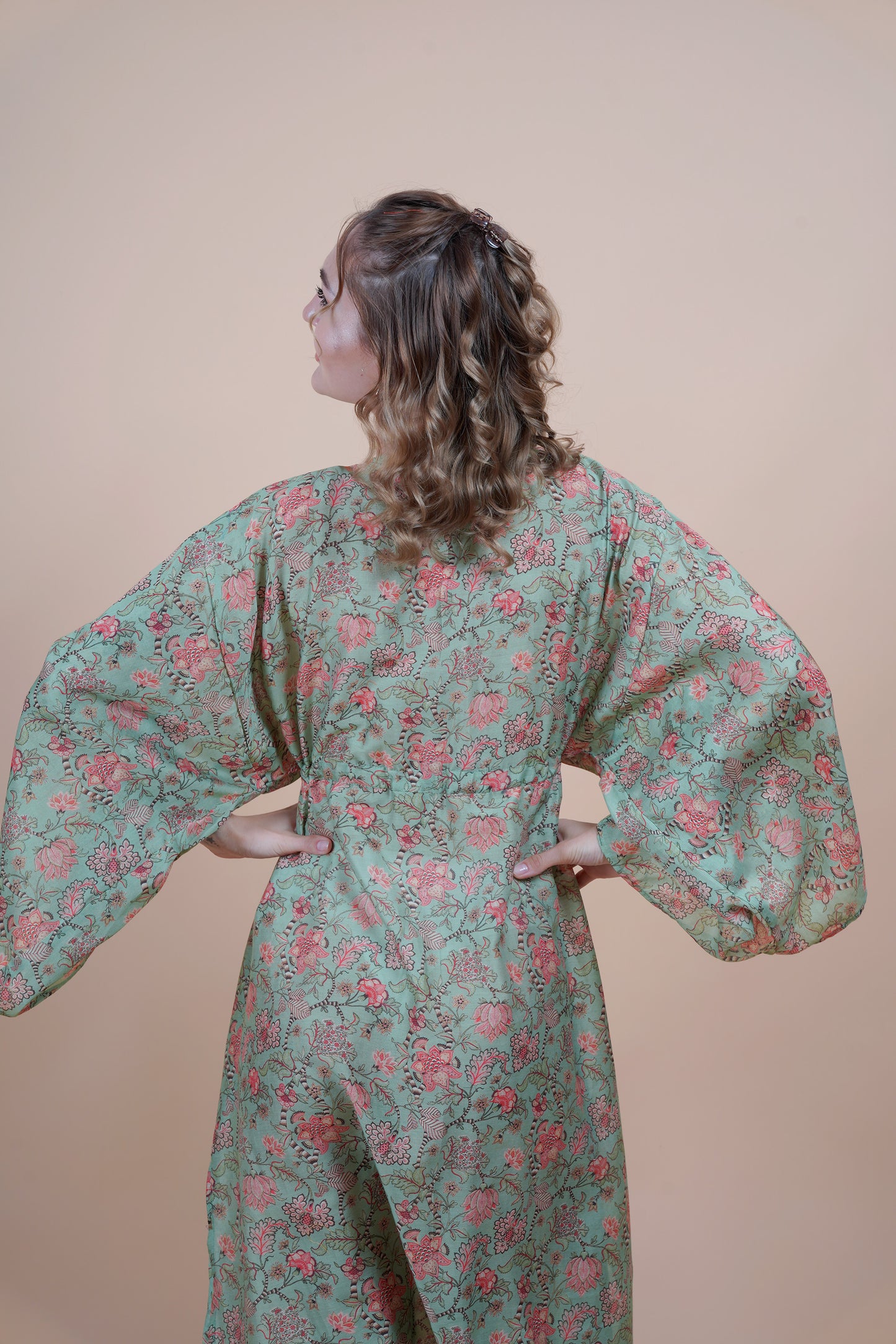 Long Kaftan - Aquagreen