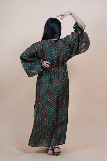 Long Kaftan - Emerald Green