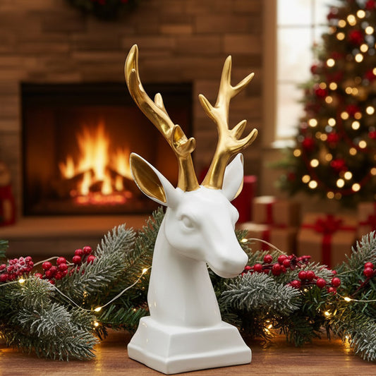 Deer-head Statue Bust