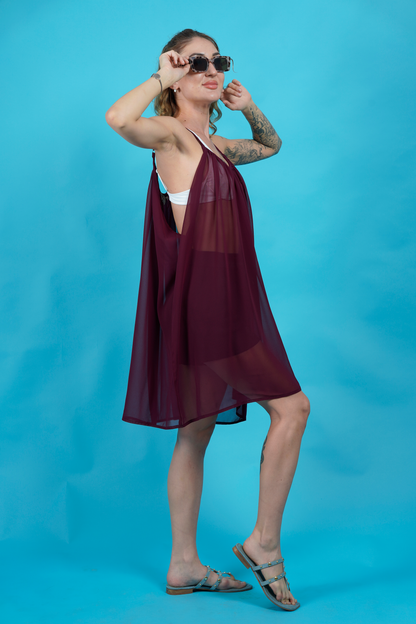 Swimwear Cover Up - Blackcurrant