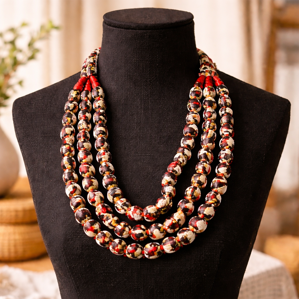 Hand Made Fabric Neck-pieces