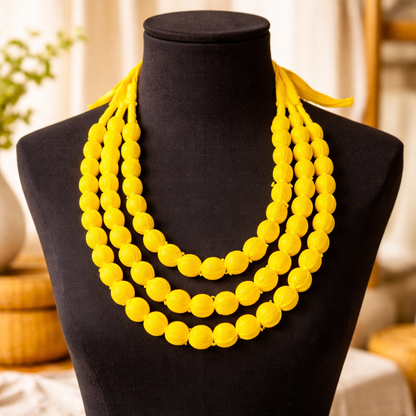 Hand Made Fabric Neck-pieces