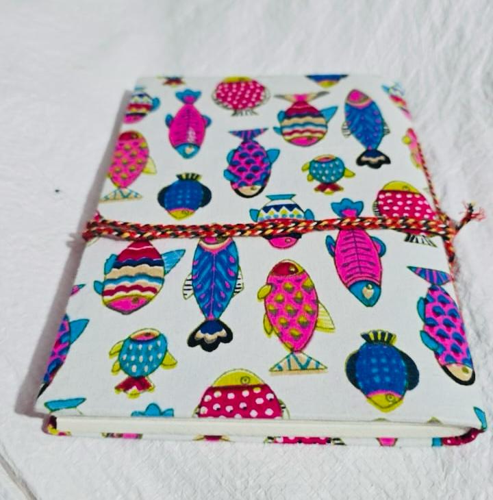 Whispers of paper ~ Hand-cafted cotton Notebook