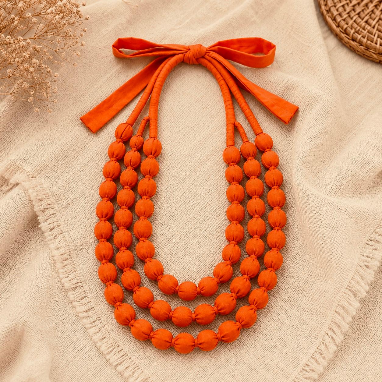 Hand Made Neck-pieces in Pure cotton fabric