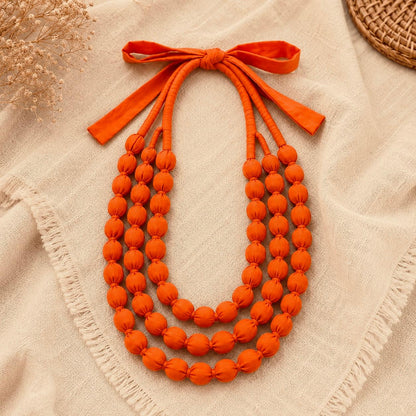 Hand Made Neck-pieces in Pure cotton fabric