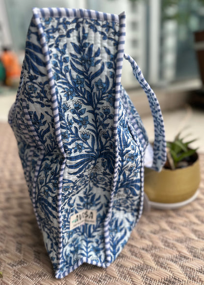 Indigo Blue Beach Bag