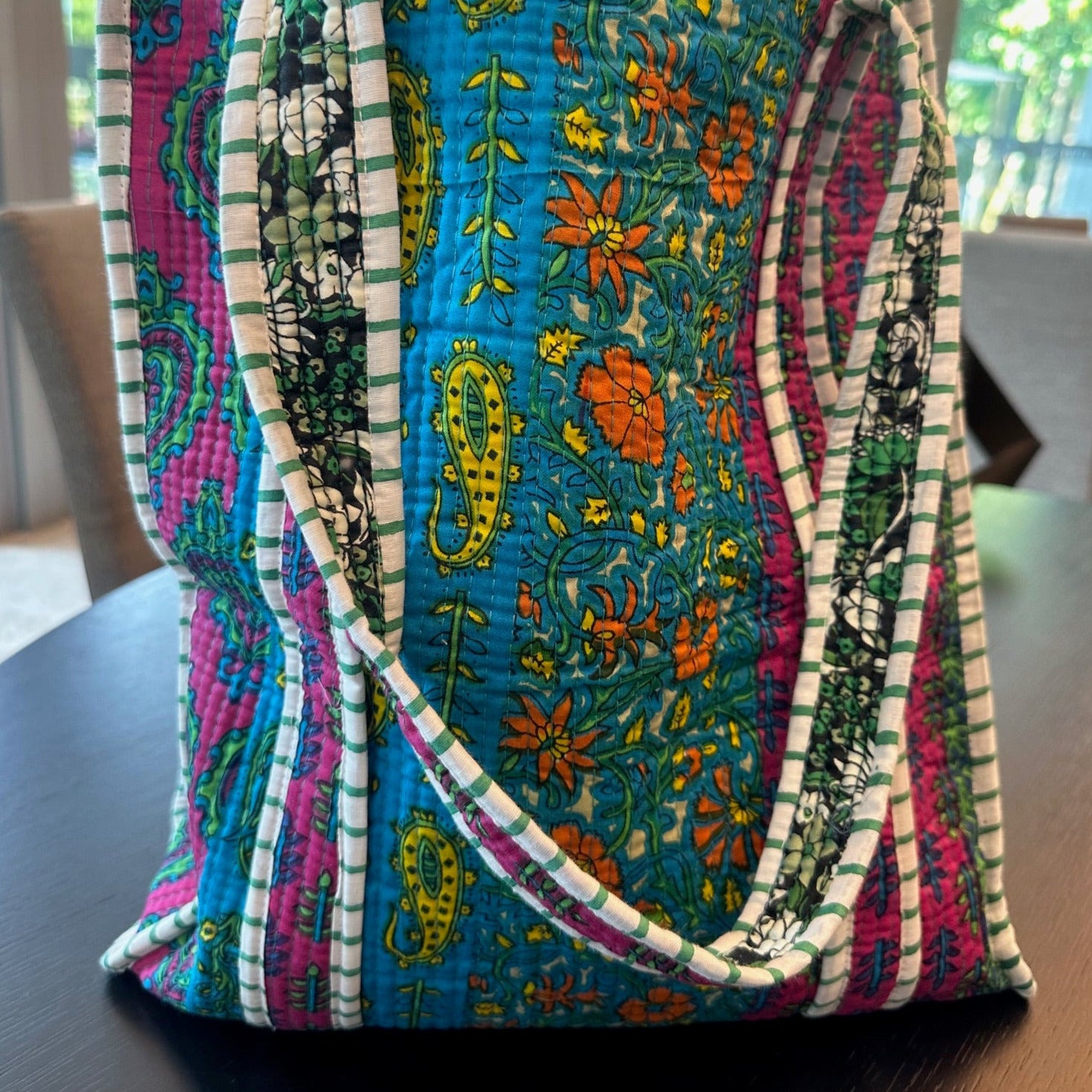 Multi Color Beach Bag