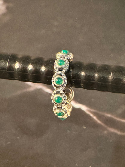 Emerald Blossom Ring