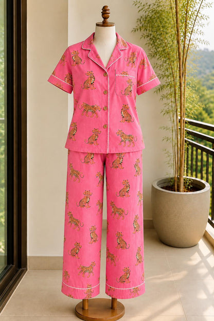 Tiger Tales Long PJ - Sunset Pink