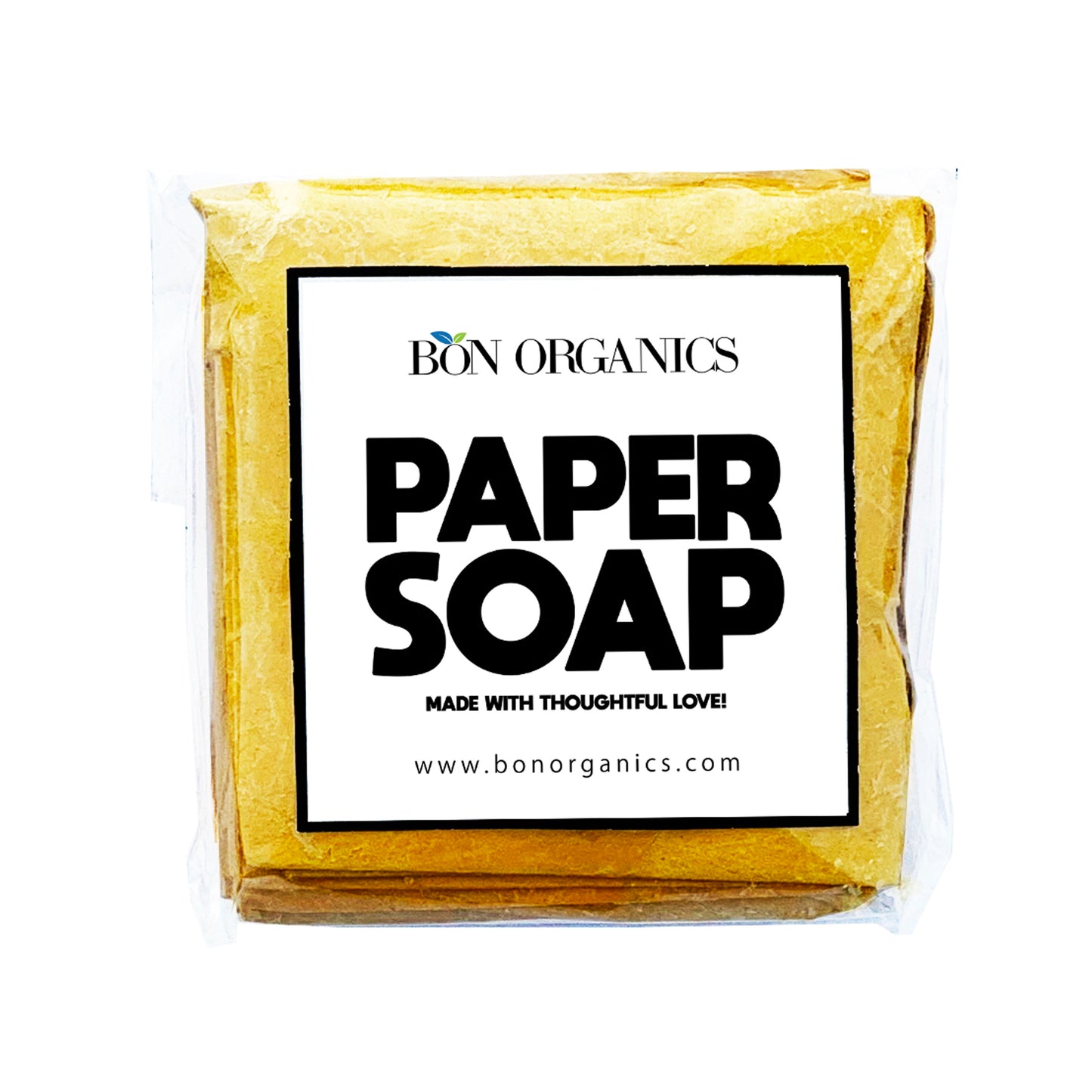 100% Natural Pocket Paper Soap ~ 30 sheets