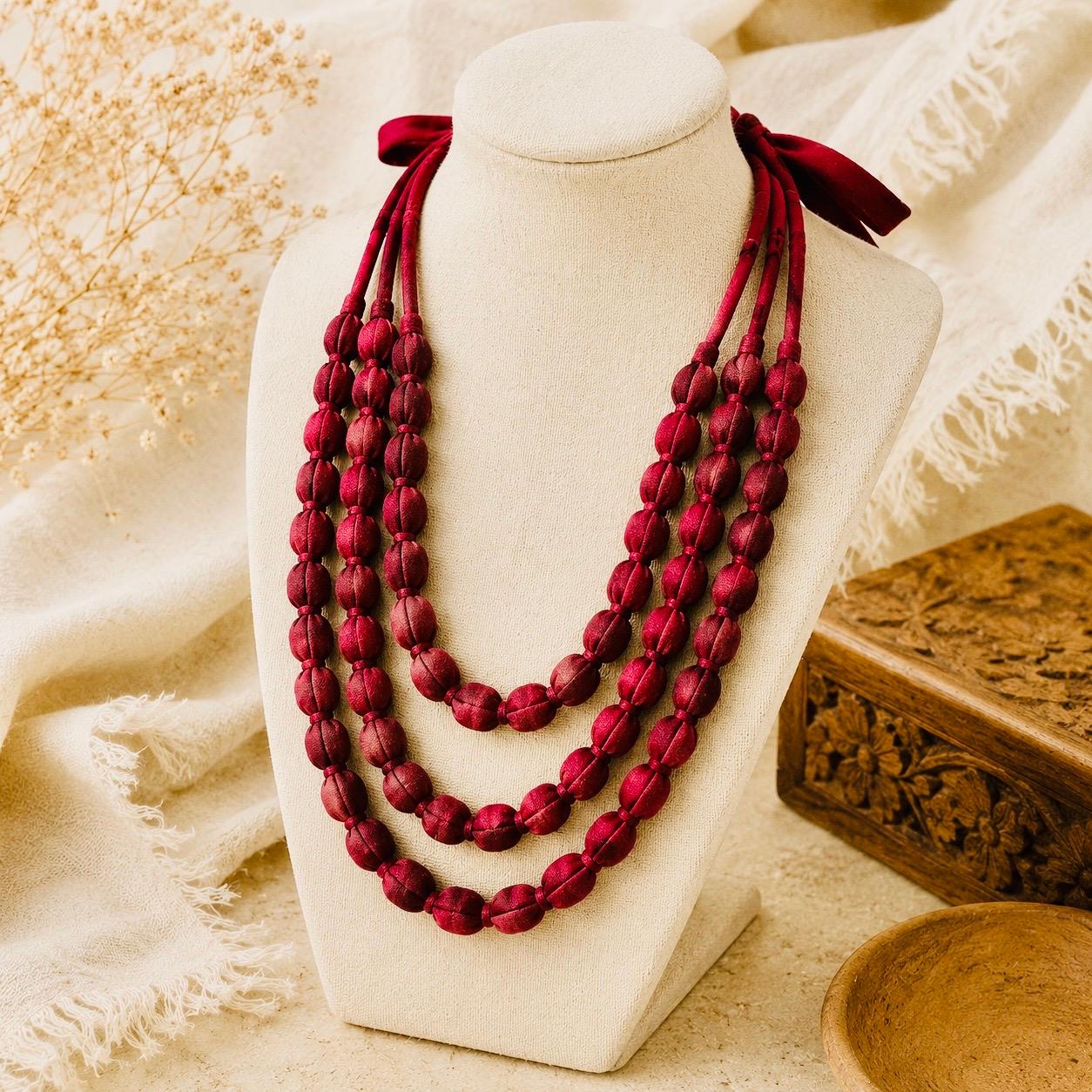 Hand Made Neck-pieces in Pure cotton fabric