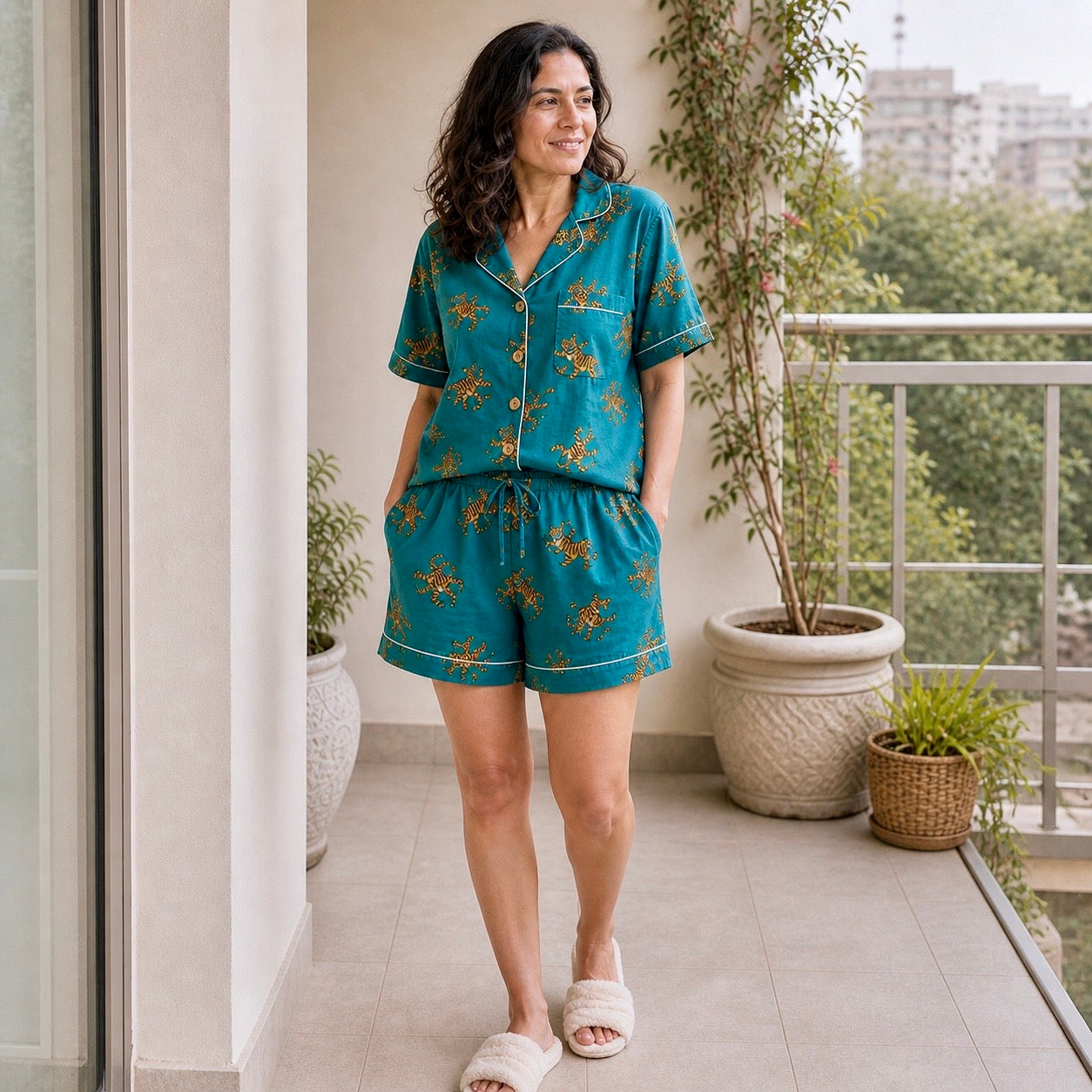 Tiger Tales PJ - Ocean Teal