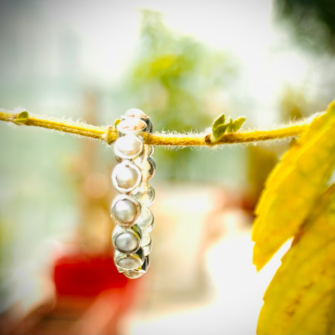 Eternity Pearl Ring