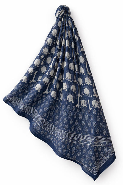 Indigo Giraff Sarong
