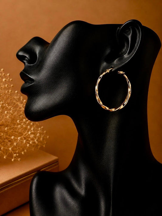 Designed Eternity Hoops