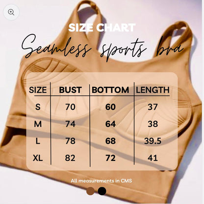 Seamless Sports Bra